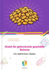 Markt für getrocknete geschälte Bohnen im östlichen Asien