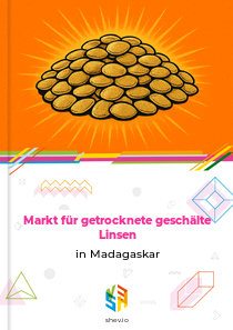 Markt für getrocknete geschälte Linsen in Madagaskar