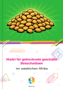 Markt für getrocknete geschälte Straucherbsen im westlichen Afrika