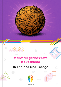 Markt für getrocknete Kokosnüsse in Trinidad und Tobago