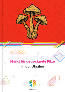 Markt für getrocknete Pilze in der Ukraine