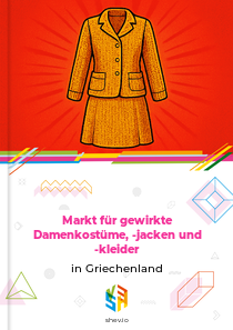 Markt für gewirkte Damenkostüme, -jacken und -kleider in Griechenland