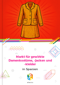Markt für gewirkte Damenkostüme, -jacken und -kleider in Spanien