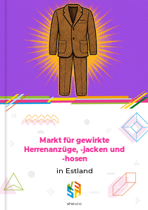Markt für gewirkte Herrenanzüge, -jacken und -hosen in Estland