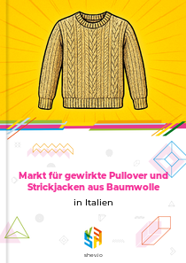 Markt für gewirkte Pullover und Strickjacken aus Baumwolle in Italien
