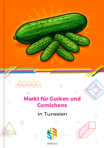 Markt für Gurken und Cornichons in Tunesien