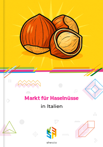 Markt für Haselnüsse in Italien