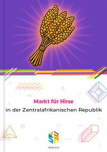 Markt für Hirse in der Zentralafrikanischen Republik
