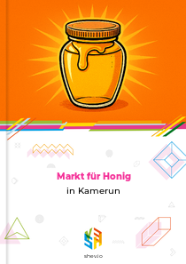Markt für Honig in Kamerun