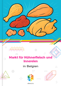 Markt für Hühnerfleisch und Innereien in Belgien