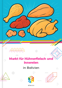 Markt für Hühnerfleisch und Innereien in Bolivien