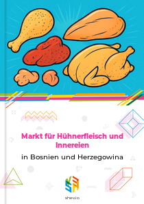 Markt für Hühnerfleisch und Innereien in Bosnien und Herzegowina