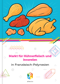 Markt für Hühnerfleisch und Innereien in Französisch-Polynesien
