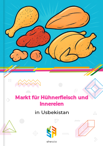 Markt für Hühnerfleisch und Innereien in Usbekistan