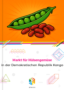 Markt für Hülsengemüse in der Demokratischen Republik Kongo