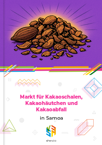 Markt für Kakaoschalen, Kakaohäutchen und Kakaoabfall in Samoa