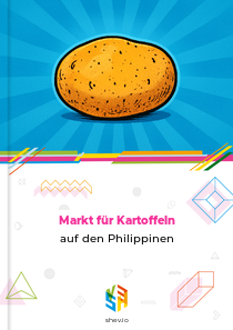 Markt für Kartoffeln auf den Philippinen