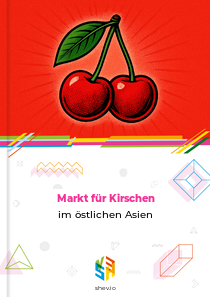 Markt für Kirschen im östlichen Asien