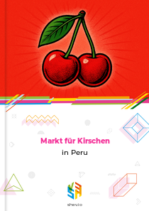 Markt für Kirschen in Peru