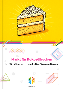 Markt für Kokosölkuchen in St. Vincent und die Grenadinen