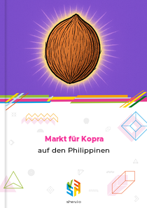 Markt für Kopra auf den Philippinen