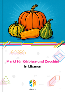Markt für Kürbisse und Zucchini in Libanon