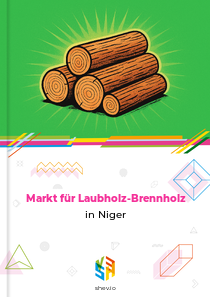Markt für Laubholz-Brennholz in Niger
