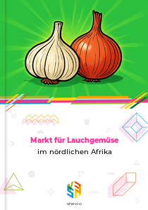 Markt für Lauchgemüse im nördlichen Afrika