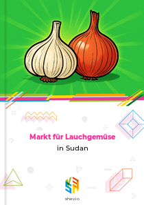 Markt für Lauchgemüse in Sudan