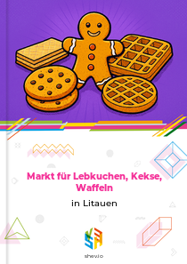 Markt für Lebkuchen, Kekse, Waffeln in Litauen