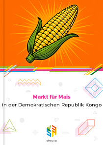 Markt für Mais in der Demokratischen Republik Kongo