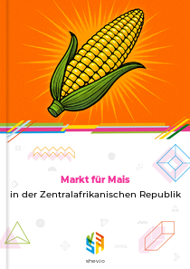Markt für Mais in der Zentralafrikanischen Republik