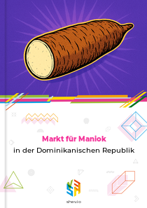 Markt für Maniok in der Dominikanischen Republik