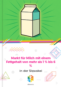 Markt für Milch mit einem Fettgehalt von mehr als 1 % bis 6 % in der Slowakei