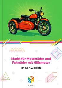 Markt für Motorräder und Fahrräder mit Hilfsmotor in Schweden