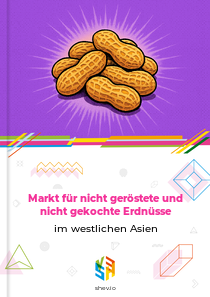 Markt für nicht geröstete und nicht gekochte Erdnüsse im westlichen Asien