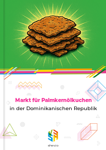 Markt für Palmkernölkuchen in der Dominikanischen Republik