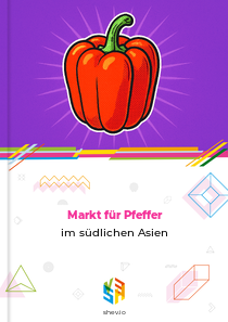 Markt für Pfeffer im südlichen Asien