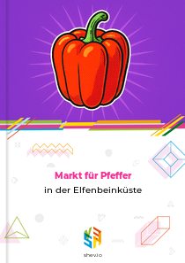 Markt für Pfeffer in der Elfenbeinküste
