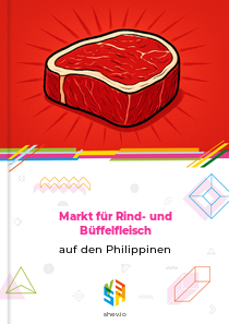 Markt für Rind- und Büffelfleisch auf den Philippinen