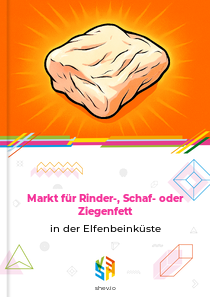Markt für Rinder-, Schaf- oder Ziegenfett in der Elfenbeinküste