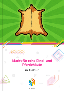 Markt für rohe Rind- und Pferdehäute in Gabun