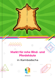 Markt für rohe Rind- und Pferdehäute in Kambodscha