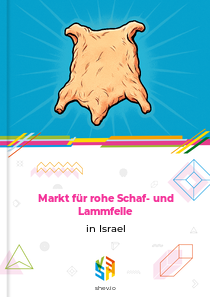 Markt für rohe Schaf- und Lammfelle in Israel