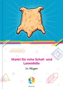 Markt für rohe Schaf- und Lammfelle in Niger