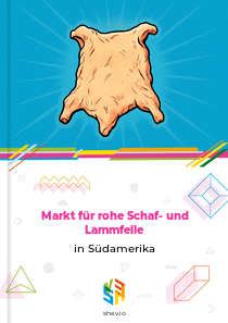 Markt für rohe Schaf- und Lammfelle in Südamerika