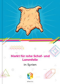 Markt für rohe Schaf- und Lammfelle in Syrien