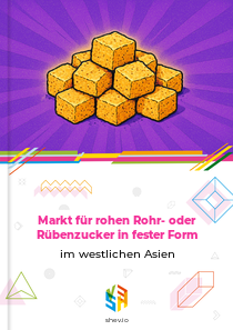 Markt für rohen Rohr- oder Rübenzucker in fester Form im westlichen Asien