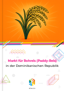 Markt für Rohreis (Paddy-Reis) in der Dominikanischen Republik