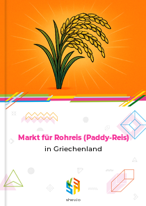 Markt für Rohreis (Paddy-Reis) in Griechenland